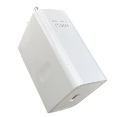 100W Supervooc USB Fast Charger Adapter Compatible for TYPE A to C 100 Watt - White