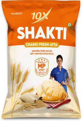 10x Shakti Chakki Fresh Atta, 5Kg  (5000 g)