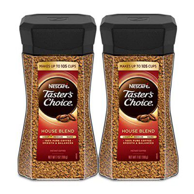 14 Ounce : Nescafe Taster's Choice House Blend Instant Coffee, 7 Ounce (Pack of 2)