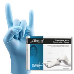 ideal true blue nitrile gloves