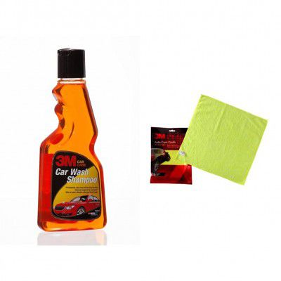 3M IA260100432 Auto Specialty Shampoo (250 ml) & 3M Car Care Microfibre Cloth