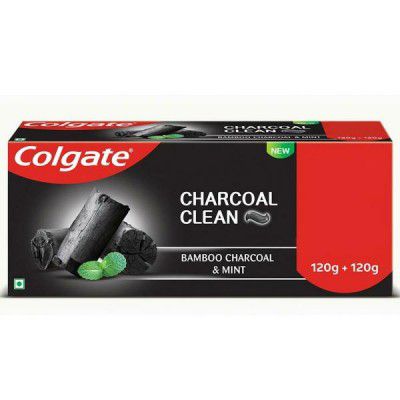 Colgate Charcoal Clean Toothpaste 120 g (Pack of 2)