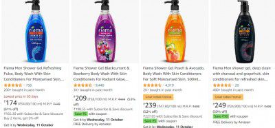 Fiama Shower Gel Start's From Rs 134