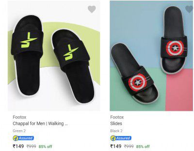 Footox Slides @ 90% Off | Upto Starts ₹99