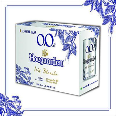 Hoegaarden 0.0 Non Alcoholic Pouch, 3 X 330 ml