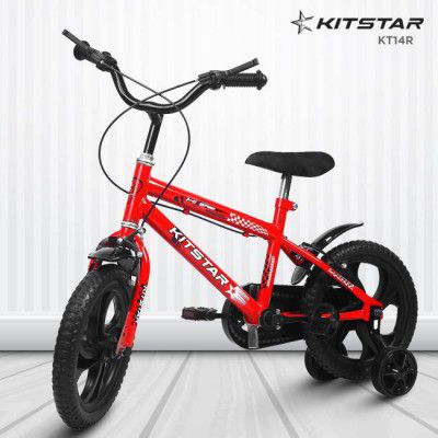 Kitstar KT14R Kids Cycle for 2 4 Years Semi Assembled 14 T BMX Cycle