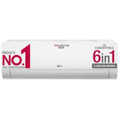 LG 1.5 Ton 5 Star DUAL Inverter Split AC (2024 Model, TS-Q19YNZE1, White)