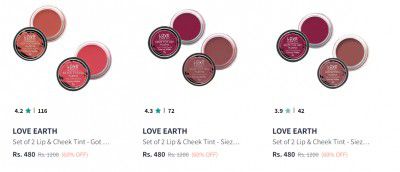 LOVE EARTH Lip Balm Upto 60% Off | Starts At Rs 480