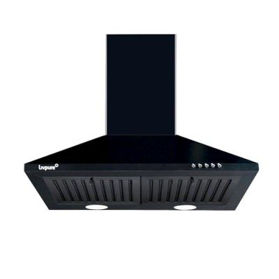 Livpure Alder 60 cm 1050 m3/hr Pyramid Kitchen Chimney with Elegant Look, Baffle Filter, Push Button, Efficient Dual LED Lamps