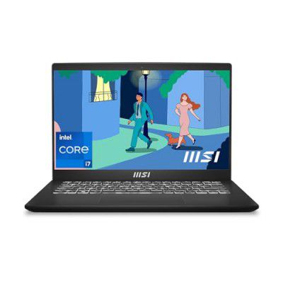 MSI Modern 14 Intel 12th Gen i7-1255U C12M-459IN Laptop (16GB RAM + 512GB NVMe SSD + Intel Iris Xe Graphics)