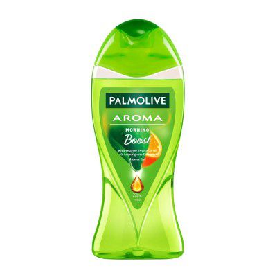 Palmolive Orange Essential Oil & Lemongrass Aroma Morning Boost (Tonic) Body Wash I Brightening | Soft & Glowing skin I No paraben & silicones, pH balanced, Body Wash 250ml