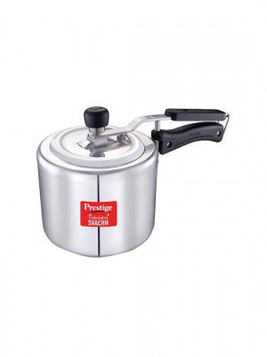 Prestige Nakshatra Svachh Silver Toned Spillage Control Pressure Cooker 3 L