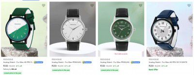 Provogue Wrist Watches Upto 89% Off | Starting Rs 266