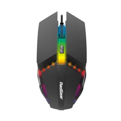 Redgear A-10 Wired Gaming Mouse with LED, Lightweight, Durable and DPI Up to 2400