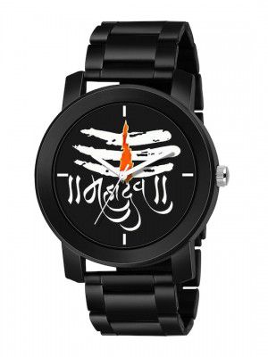 SWADESI STUFF Men Black Analogue Printed Dial