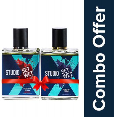 Set wet studio x Perfume Spray For Men, Edge & Impact Combo Set (Set of 2)