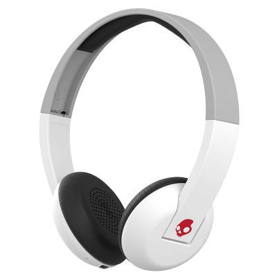 Skullcandy Uproar Wireless On-Ear Headphone with Mic (White/Grey/Red)