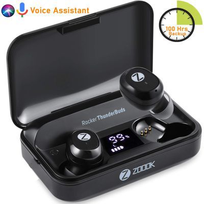 Zoook Thunder Buds Sports True Wireless in-Ear Earbuds/Earphones (Bluetooth V5.0) with Magnetic Charging Case