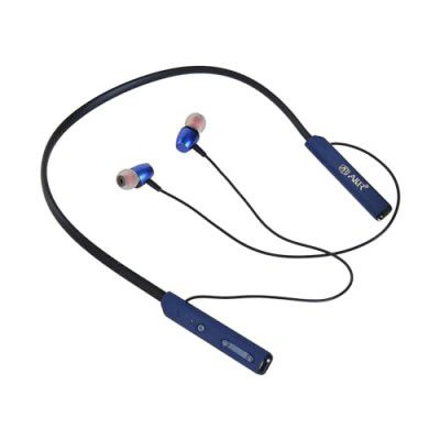 A&R Style Neckband-Ear Bluetooth 5.0 Neckband with Up to 120 Hours Playtime, with Mic, Magnetic Metal Earbuds, Voice Assistant, Dual Pairing and IPX6 Rated, Blue