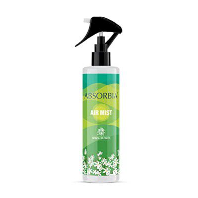 ABSORBIA Room Freshner spray, Instantly Freshens the air with Neroli Flowers Fragrance, Essential Oil Aroma Works like therapy - 200ML, 1000+ sprays(Approx)