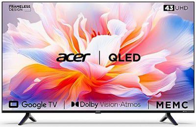 Acer 43" V Series 4K Ultra HD Smart QLED Google TV AR43GR2851VQD