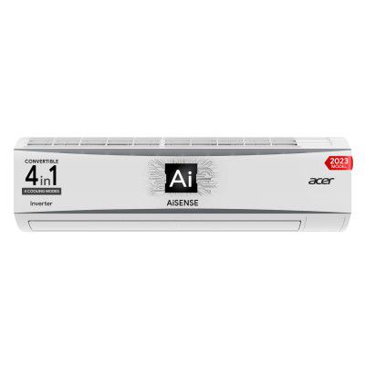 Acer AR15SIN3GMEC 1.5 Ton 3 Star Quad Cool Series Inverter Split AC (Copper, AiSense, Four-Way Convertible, Quad Swing, Inverter Tec, MicroFilter, Super-Chill Mode, Auto-Clean, 2023)