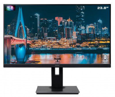 Acer B247YB 23.8 Inch Full HD 1920 X 1080 IPS LED Monitor (UM.QB7SI.002)