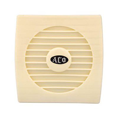 ACO® Ventilating Exhaust Fan 10AP for Home, Bathroom and Kitchen | 100mm | 100% Copper Motor (Ivory)