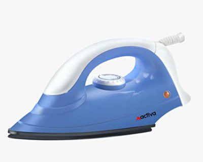 Activa Coral 750 Watts Light Weight Dry Iron Blue & White