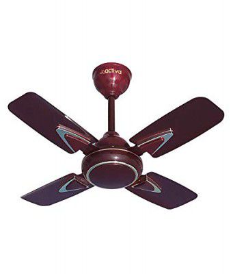 ACTIVA HIGH Speed 850 RPM Galaxy-1 4 Blades (600MM) Deco Ceiling Fan Brown