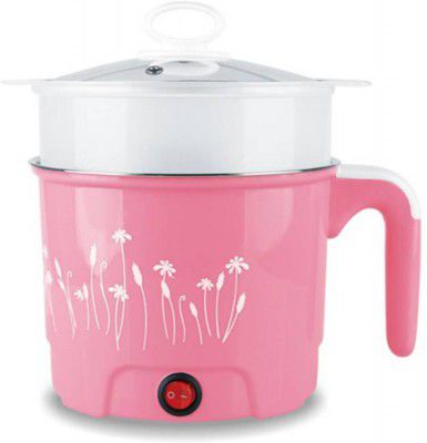 Adonai POT1.5LPINK Rice Cooker, Food Steamer, Travel Cooker, Slow Cooker, Electric Pressure Cooker (1.5 L, Pink)