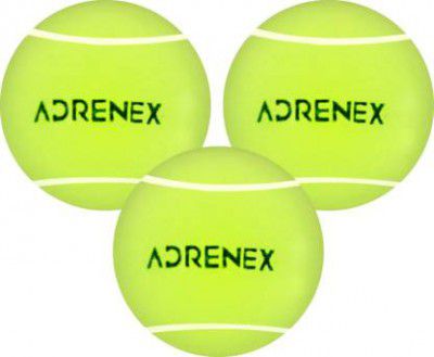 Adrenex by Flipkart Light Cricket Tennis Ball  (Pack of 3)