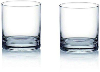 Afast Multipurpose Food Grade Designer Transparent Water Glass, Set of 2, Capacity 300 ML