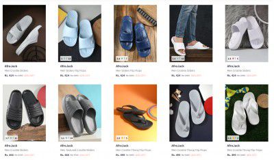 AfroJack Men's Footwear Upto 83% Off