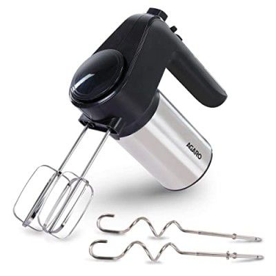 AGARO Elegant Hand Mixer 300 Watts Stainless Steel