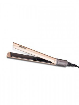 Agaro HS1937 Hair Straightener With Ceramic Coated Plates - Golden