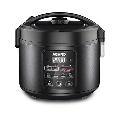 AGARO Regal Electric Rice Cooker, 3L, Ceramic Inner Bowl with SS Steamer