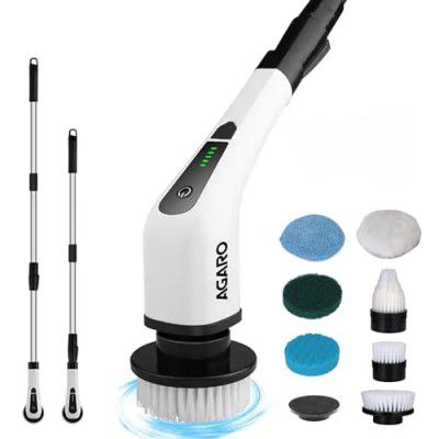 AGARO Royal Electric Spin Scrubber,Cleaning Brush Scrubber for Home