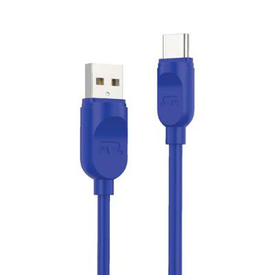 AILKIN TYPE-C to TYPE-A 2.0 Fast Charger Cable, 480Mbps Speed, for Nothing, Apple iPhone 15, iPad, Samsung Galaxy, Tablets, Laptops, 1 METER, BlUE