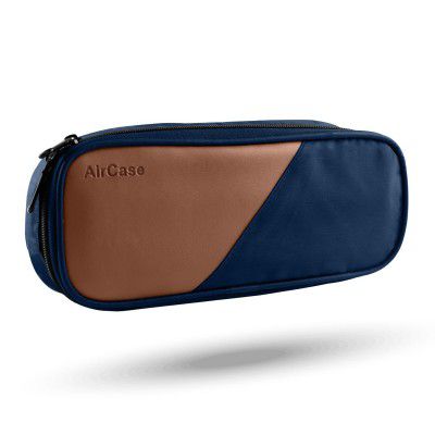 AirCase Canvas Toiletry kit Travel Organizer with Handle, Easy to Clean Compact Storage Pouch 