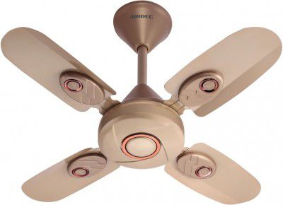 AIRDEC Raptor High Speed 1 Star 600 mm Energy Saving 4 Blade Ceiling Fan  (Royal Gold, Pack of 1)