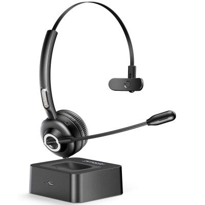 AirSound M97 Pro [Upgraded] Bluetooth V5.0 Wireless Headset for Conference Calls