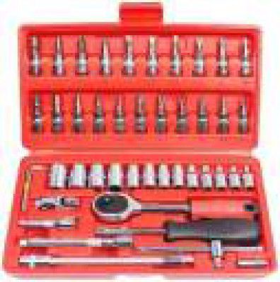 Aiwa AW-46PCS Socket Kit Ratchet Screwdriver Set  (Pack of 1)