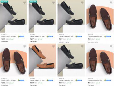 AJANTA Casual Loafers For Men Starts ₹298