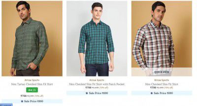 AJIO Loot | Upto 70% Off On Arrow & USPA Men’s Clothing