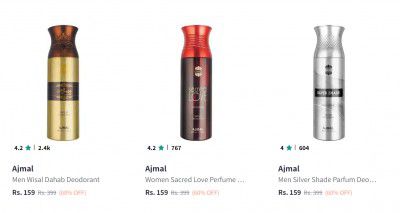 Ajmal Perfume Deodorant Upto 60% Off | Starts At Rs 159