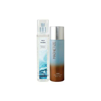 Ajmal Wild Waters EDT of 250ml & Magnetize Deodorant 200ml Combo pack of 2 (Total 450ML)