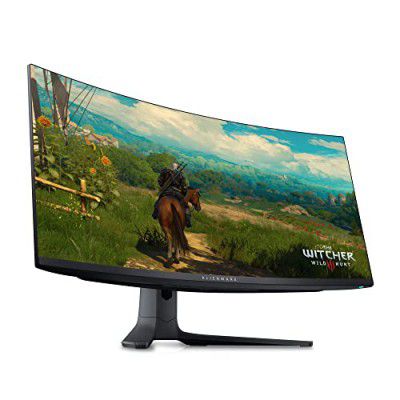 Alienware 34"-AW3423DWF (86.36 cm) Curved QD-OLED Gaming Monitor,SuperSpeed USB