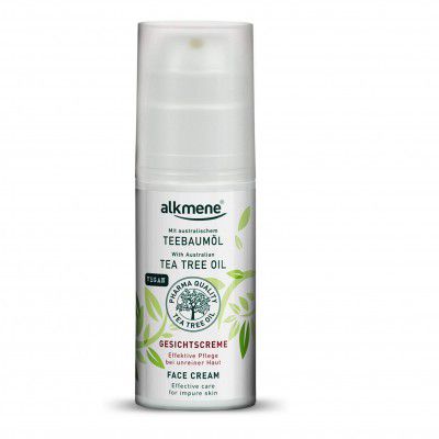 Alkmene Tea Tree Facial Cream Fights Blemishes and Acne 50ml