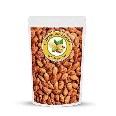 Almond Associates 100% Natural California Almonds Jar | Badam | High in Fiber & Boost Immunity | Real Nuts |Jar Pack 250gm